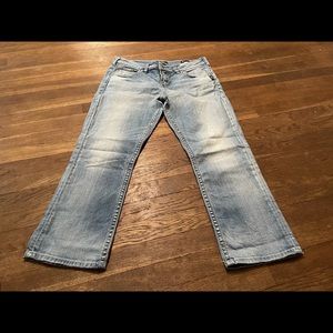 Women’s silver jeans